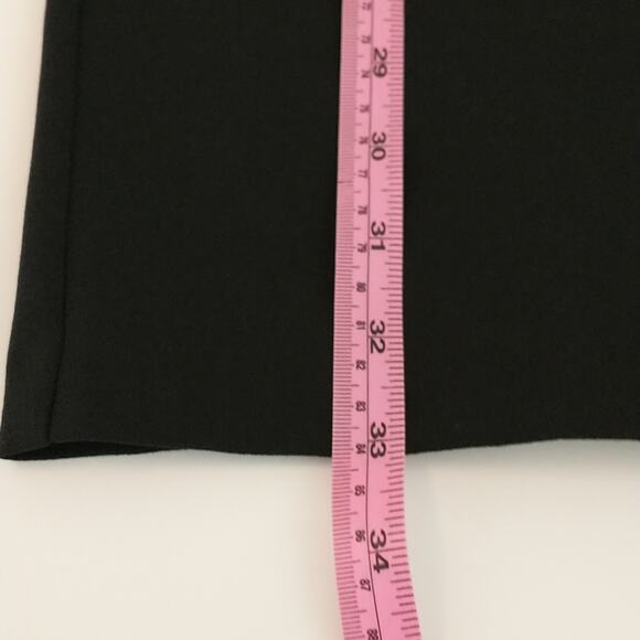 Zara Woman Wrap Dress Size XS Black Long Sleeve Tie At Waist Knee Length Career - Picture 9 of 11